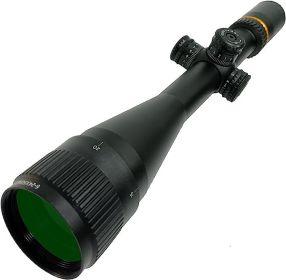 1.6-24x50 Rifle Scope Illumination Reticle, Adjustable Objective, Second Focal Plane, 30mm Tube Riflescopes With Strong Mounts (Option: default)