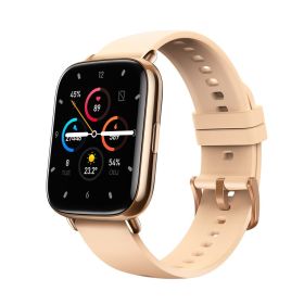 Full Touch Screen Bluetooth Watch Exercise Blood Pressure And Temperature (Color: Gold)