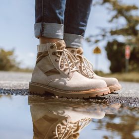 Men's Mid-top Desert High Top Working Wear Dr Martens Boots (Option: Sand-38)