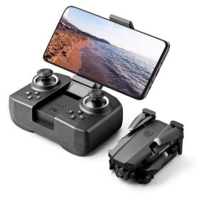Mini Drone High-definition Aerial Photography Quadcopter (Option: Black-4K dual lens color box)