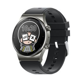 Smart Bluetooth Call Watch Real-time Heart Rate Detection Multiple Sports Modes (Color: Black)