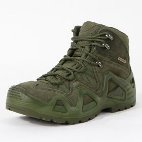 Military Fan Outdoor Boots Sports Tactics (Option: Green-Mid-46)