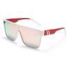 Fashion One Piece Sunglasses Women Windproof Glasses Retro Square Sunglass Men Driving Eyewear UV400 Sun Glass Ridding Shades