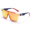 Fashion One Piece Sunglasses Women Windproof Glasses Retro Square Sunglass Men Driving Eyewear UV400 Sun Glass Ridding Shades