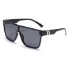 Fashion One Piece Sunglasses Women Windproof Glasses Retro Square Sunglass Men Driving Eyewear UV400 Sun Glass Ridding Shades