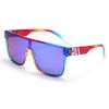 Fashion One Piece Sunglasses Women Windproof Glasses Retro Square Sunglass Men Driving Eyewear UV400 Sun Glass Ridding Shades