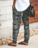 Autumn and Winter Casual Pants Sexy Slim Straps Camouflage Printed Casual Pants