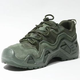 Military Fan Outdoor Boots Sports Tactics (Option: Green-Low help-45)